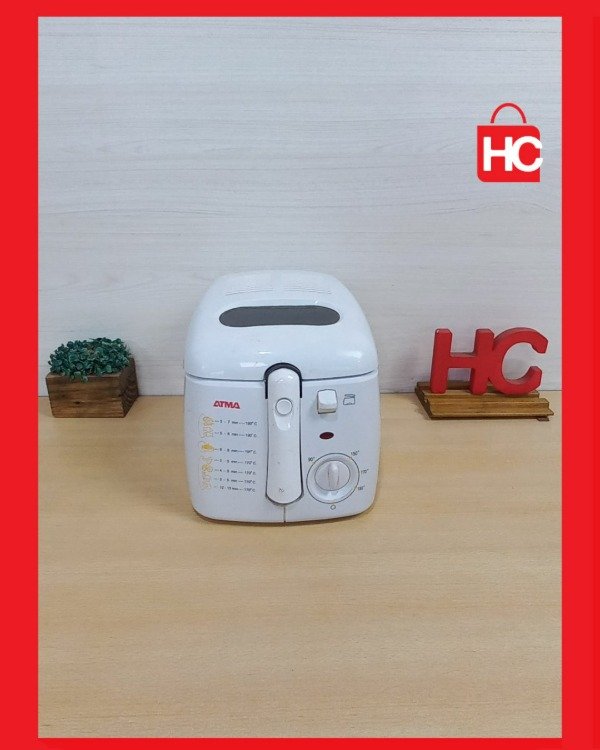 Producto - Freidora eléctrica Atma con canasto metálico y control de temperatura - 0