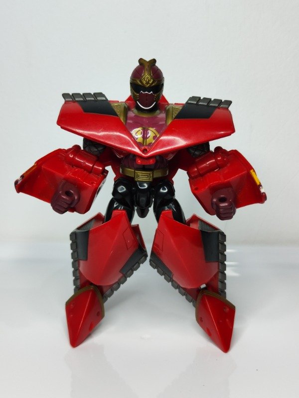 Producto - Crimson Thunder Warrior Triple Zord Morphin 15cm (Ninja Storm) - 0