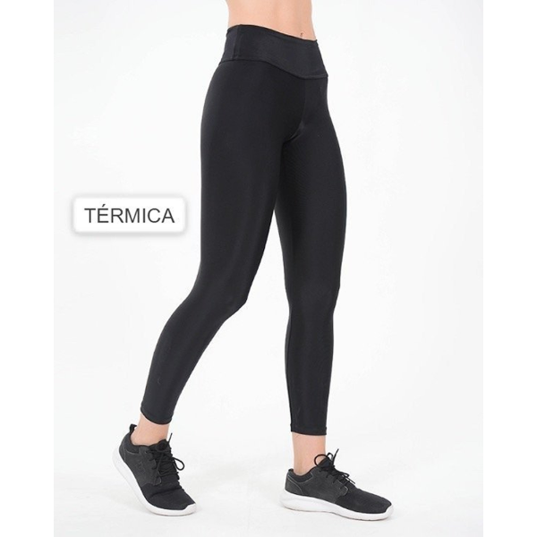 Producto - Calza Larga Térmica Dama Lycra Negra