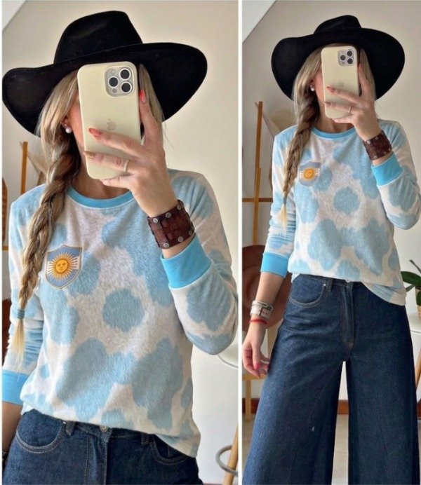 Producto - PREVENTA - Remera Olivia CIELITO LINDO