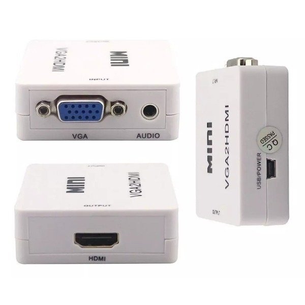 Producto - Adaptador Conversor VGA a HDMI (Caja conversora)