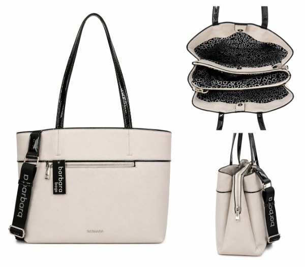 Producto - CARTERA TOTE BARBARA - HABANO/BLACK