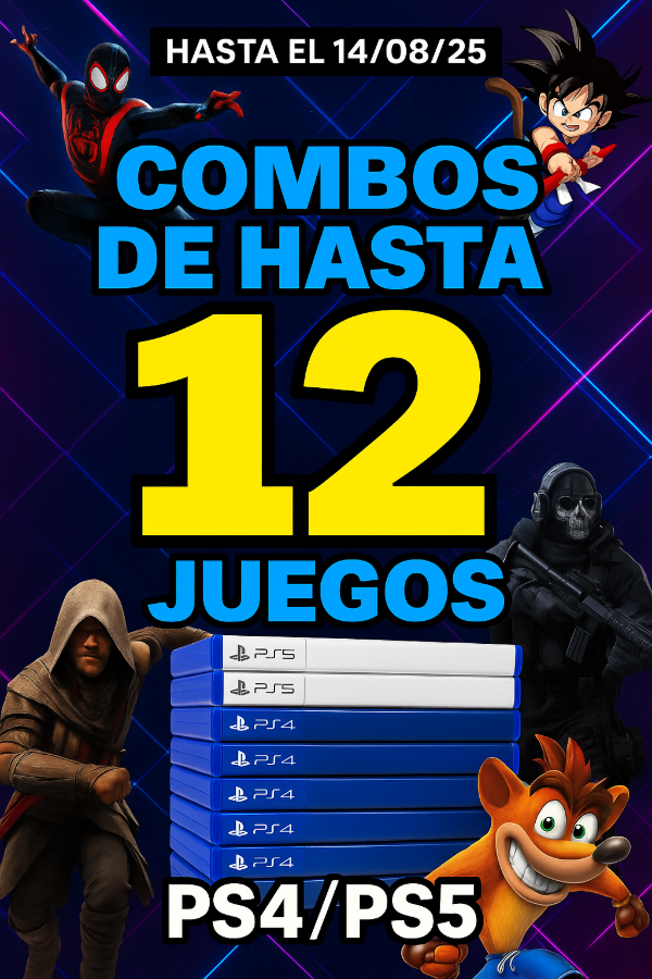 Producto - Combo Legendario PS4/PS5 - Hasta 10 Juegos