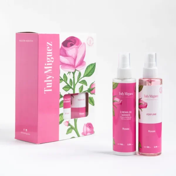 Producto - Gif Box Rosas Perfume + Crema de Manos