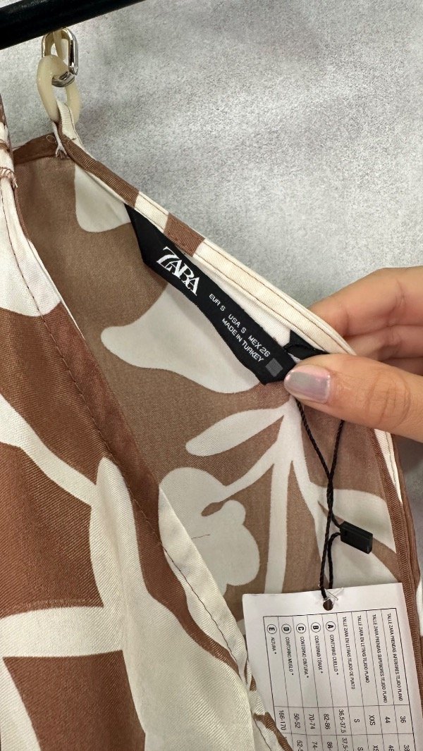 Producto - Mono entero satinado Zara TS - 1