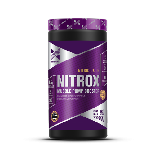 Producto - Nitrox - Suplemento óxido nítrico en cápsulas sabor neutro - XTRENGHT NUTRITION