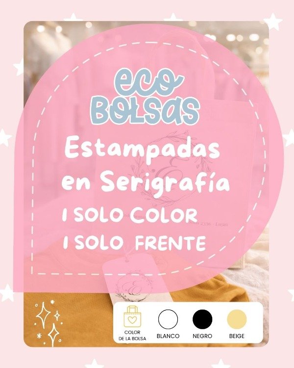 Producto - Kit Esencial - Bolsas de Friselina con Asas y tags - 1