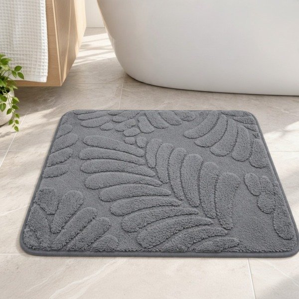 Producto - ALFOMBRA HOJAS MEMORY FOAM CON ANTIDESLIZANTE 40X60 - 1