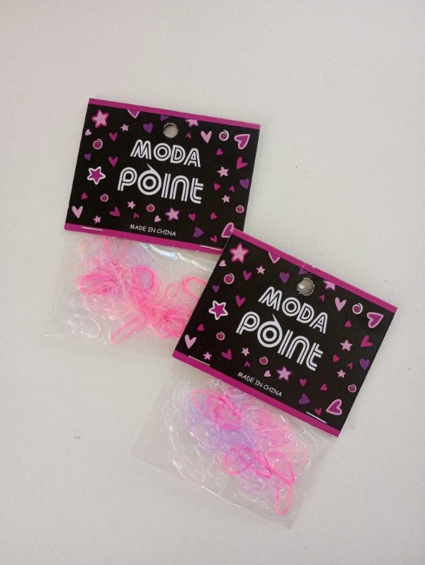 Producto - Elásticos de Silicona colores rosas