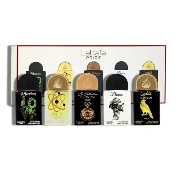 Producto - AC45 BOX01 LATTAFA PRIDE PERFUMES 5 DE 20ML
