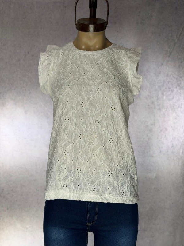 Producto - MUSCULOSA BLANCA MOÑO ATRAS
