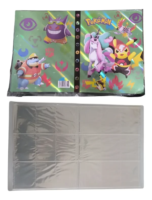 Producto - Carpeta Album Coleccionador XXL Pokemon + Regalo 40 Cartas - 3