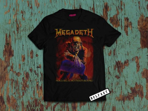 remera megadeth peace
