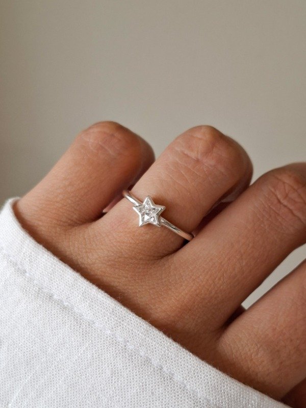 Producto - Anillo Estrella Cubic