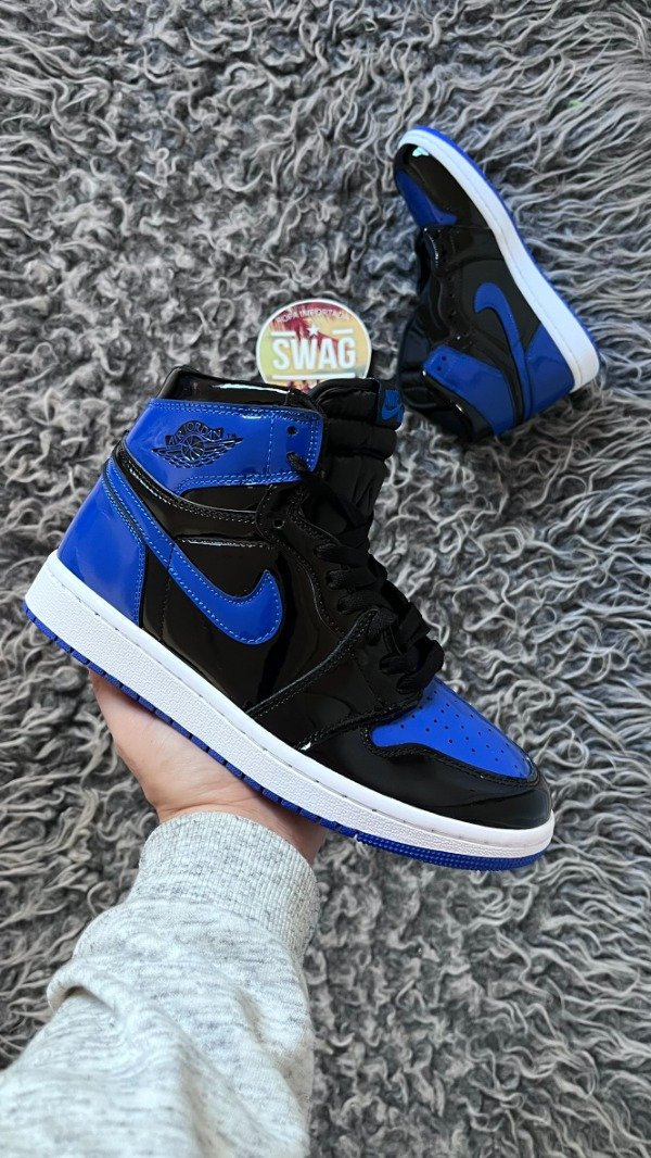 Producto - JORDAN RETRO 1 BLUE ROYAL PATENT