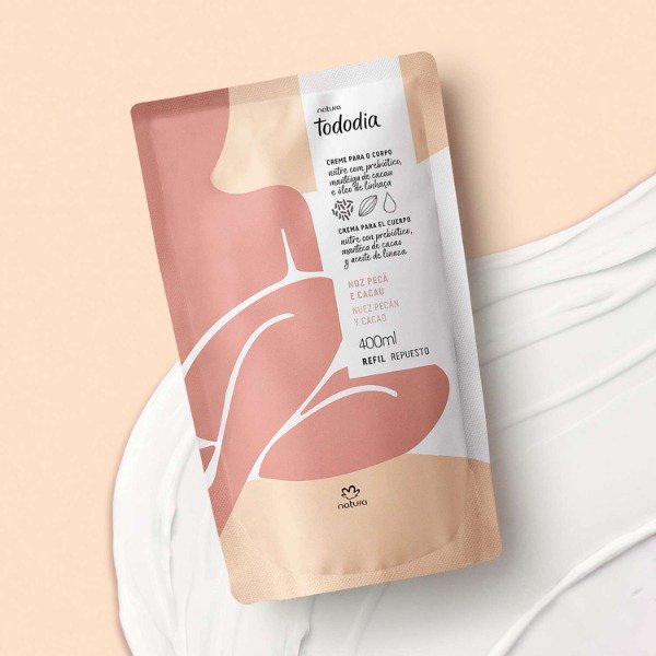 Producto - Tododia nuez pecan y cacao crema nutritiva - repuesto 400ml.