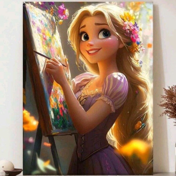 Producto - Diamond painting Rapunzel 30x40cm