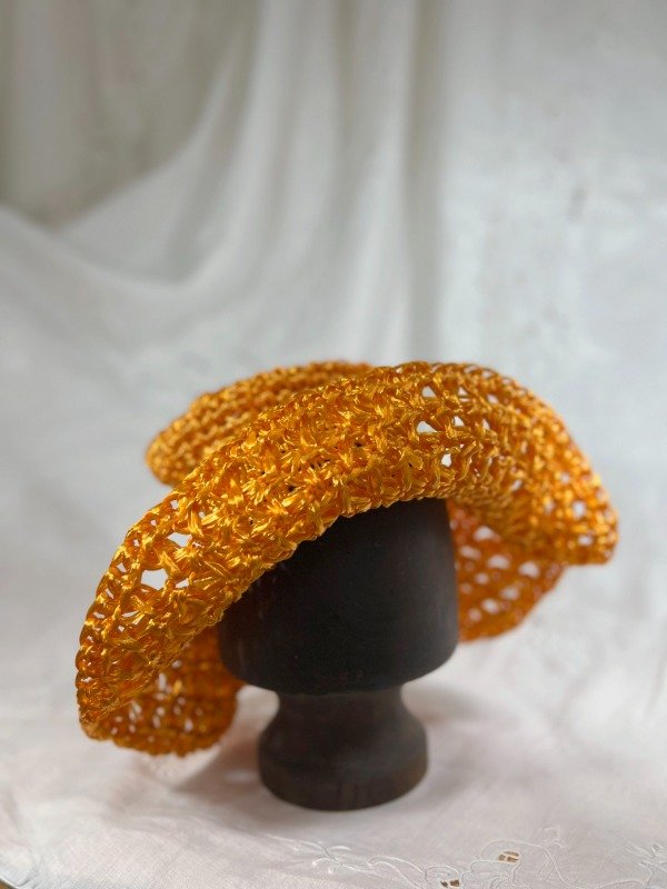 Producto - Sombrero de cintas naranja