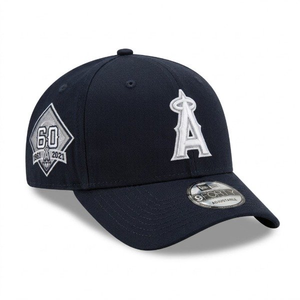 Producto - Gorra curva azul marino logotipo A blanco 60 aniversario al costado 1961 - 2021