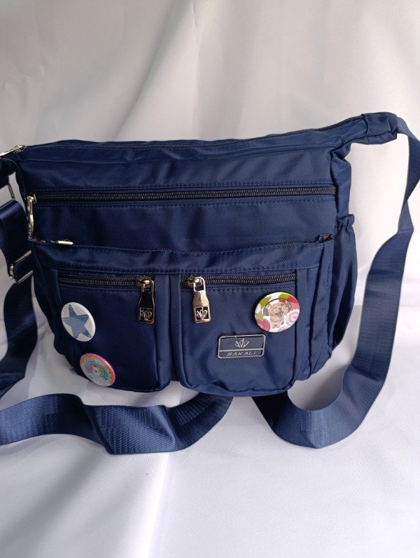 Producto - Morral azul pines