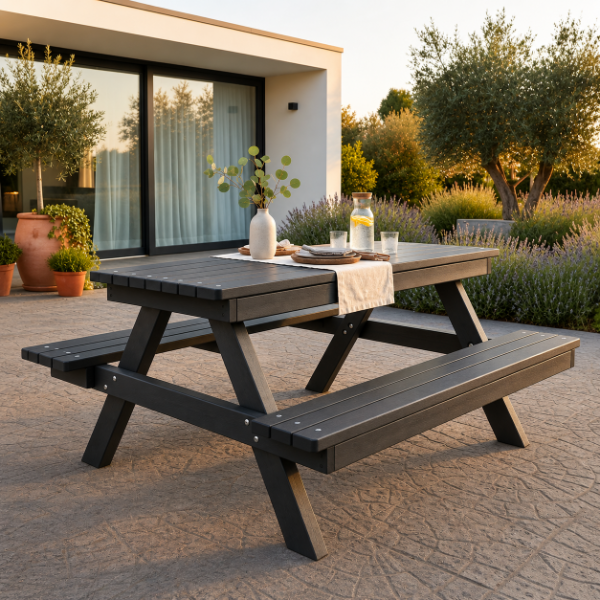 Producto - Mesa Canadiense Picnic 4 Personas Madera Plastica - 0
