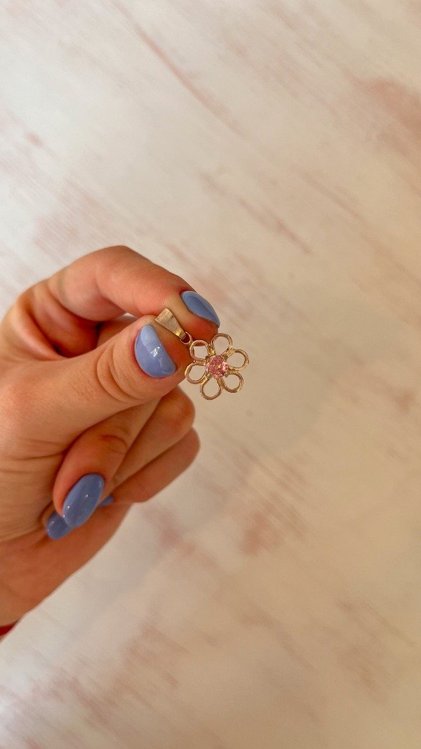 Producto - Dije Flower Pink