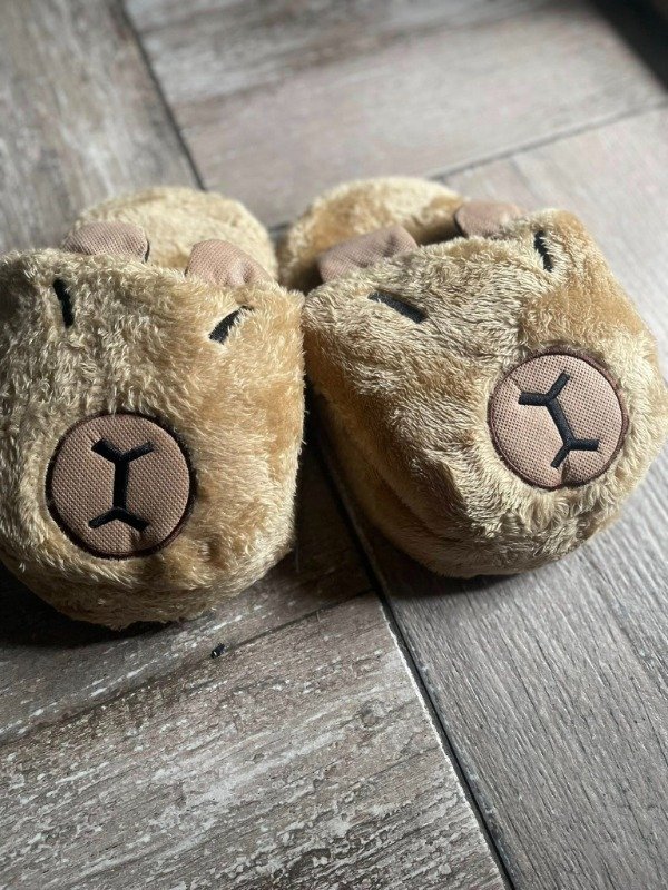 Producto - Pantuflones Carpincho Capibara T35 al 40