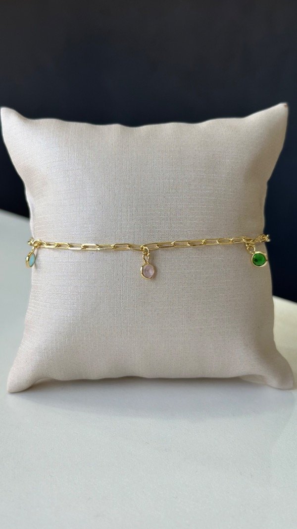 Producto - Pulsera quendra laminada en oro 18k