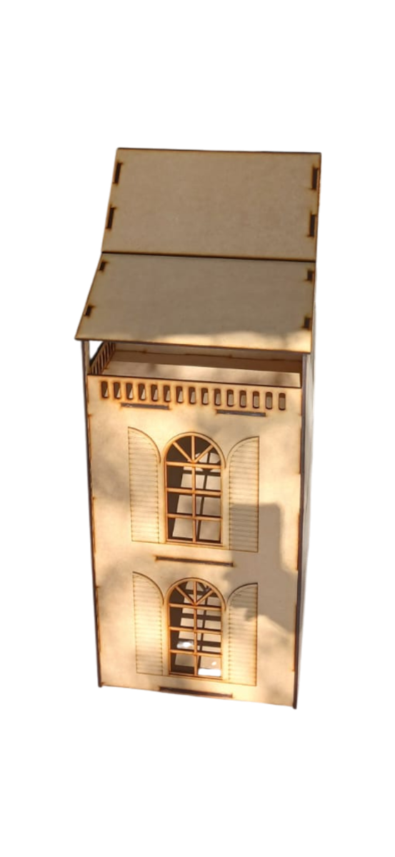 Producto - Casa Balcon MDF para armar y pintar - 2
