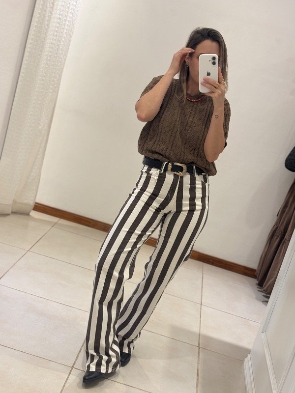 Producto - Jeans rayas cafe - 7