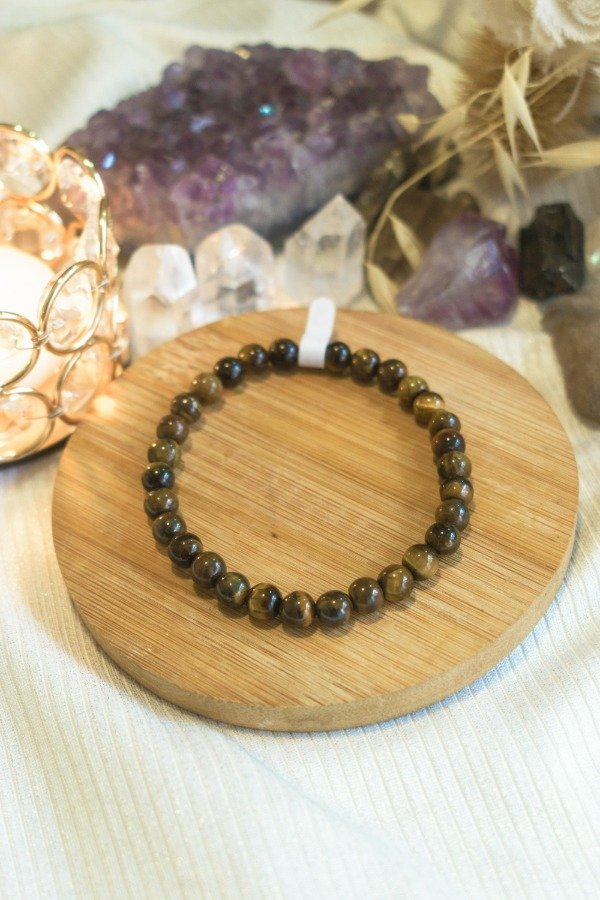 Producto - Pulsera Ojo de tigre elastizada N 6