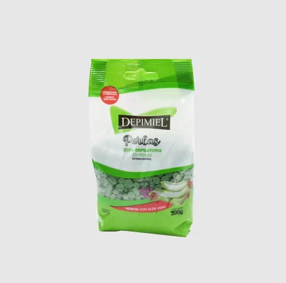 Producto - Cera en perlas ALOE VERA y NATURAL CON MIEL x200