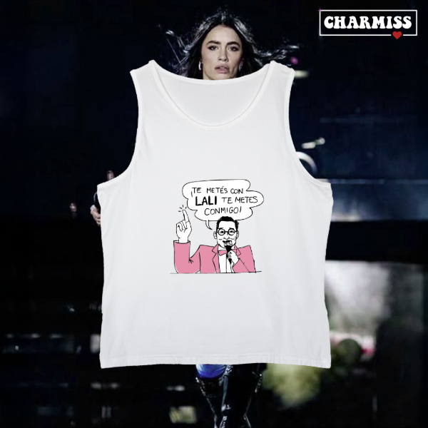 Tank top si te metes con Lali te metes conmigo de Polino