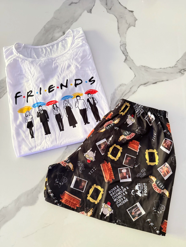 Producto - PIJAMA [FRIENDS] CON BOLSILLO - CORTO