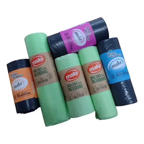 Producto - Bolsa Negra Residuo Rollo Make 60x90 x10u