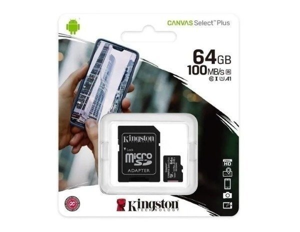 Producto - Memoria 64 gb kingston 100 mb/s
