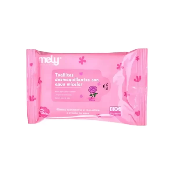 Producto - Toallitas Desmaquillantes con Agua Micelar Mely - 4