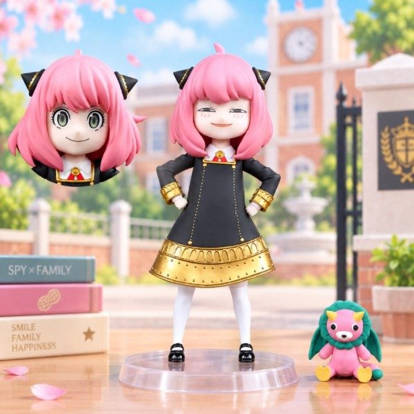Producto - figura Anya Forger - Spy Family (cabeza intercambiable)