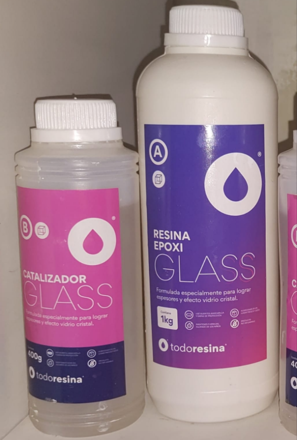 Producto - Resina GLASS 1 kg.