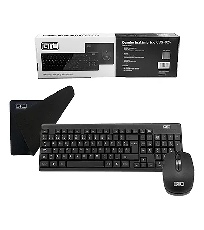 Producto - Combo teclado , mouse y pad GTC standart