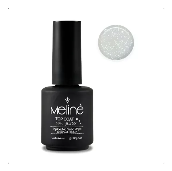 Producto - TOP COAT CON GLITTER MELINE 15 ML