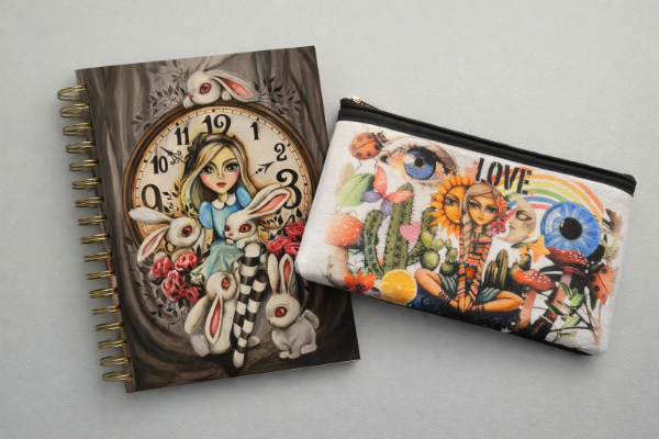 Producto - CUADERNO A5 Alicia (rayado) + cartuchera (preventa)