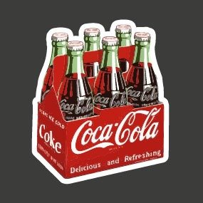 Producto - Coca cola, vintage de vidrio 48