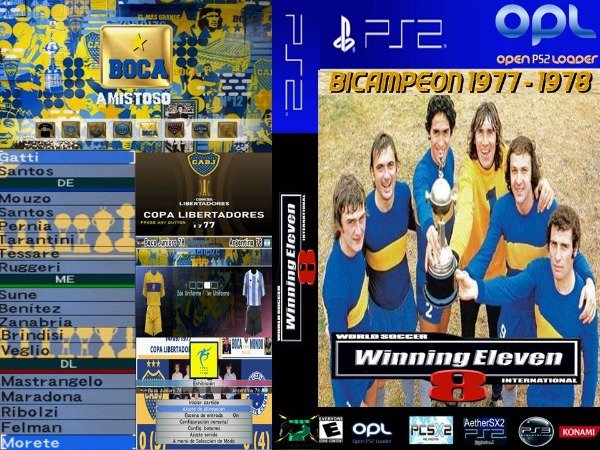 Producto - WINNING ELEVEN 8 LIBERTADORES  1977 - 1978 BOCA BICAMPEON