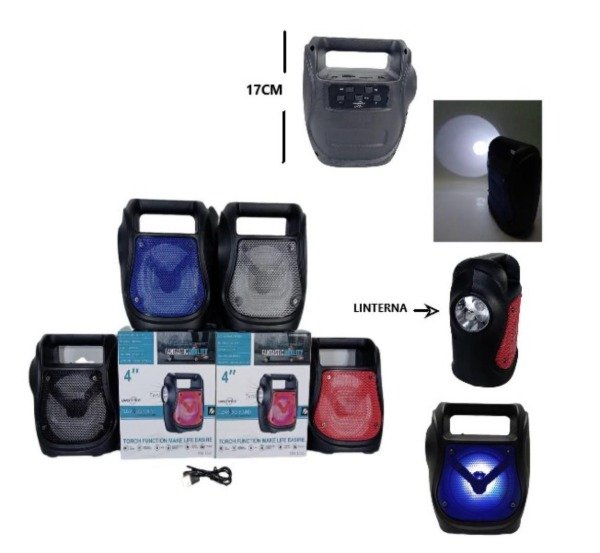 Producto - PL427 PARLANTE CON LINTERNA NICE MP3 4 PULGADAS