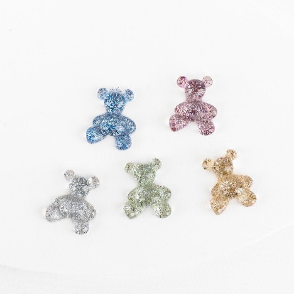 Producto - DIJE OSITO CON GLITTER CITY GIRL