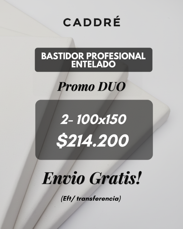 Producto - Combo 7 Bastidor Entelado Lienzo PRO - 0