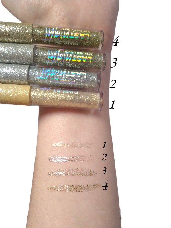 Producto - Delineadores glitter pink 21 nuevos tonos