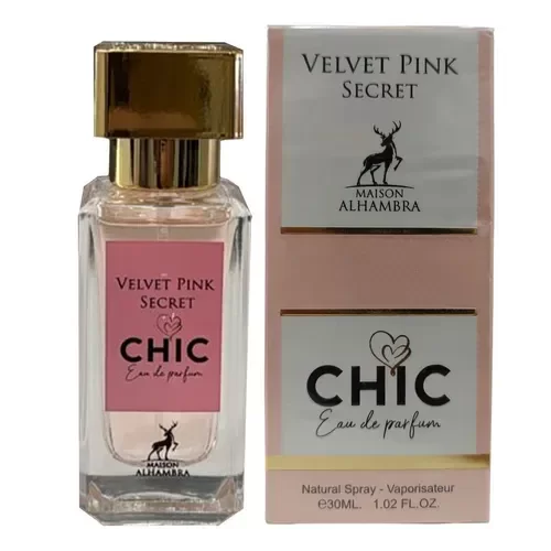 Producto - Maison Alhambra Chic Velvet Pink EDP 30ML Femenino