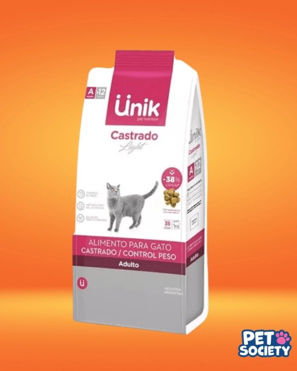 Producto - UNIK GATO ADULTO CASTRADO / CONTROL DE PESO
